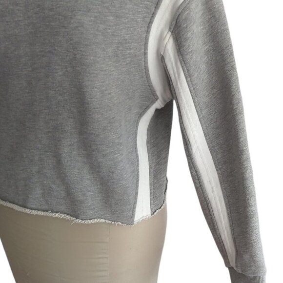 Zara Cropped Mock  Neck Sweatshirt - Picture 4 of 4